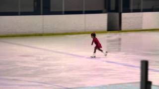 Brynn Cartagena First Ice Skate Competition