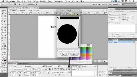 Fireworks CS5. Tutorial. Working with Text. (1 of 3).wmv