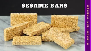 How to Make Sesame Bars| Kosher Pastry Chef
