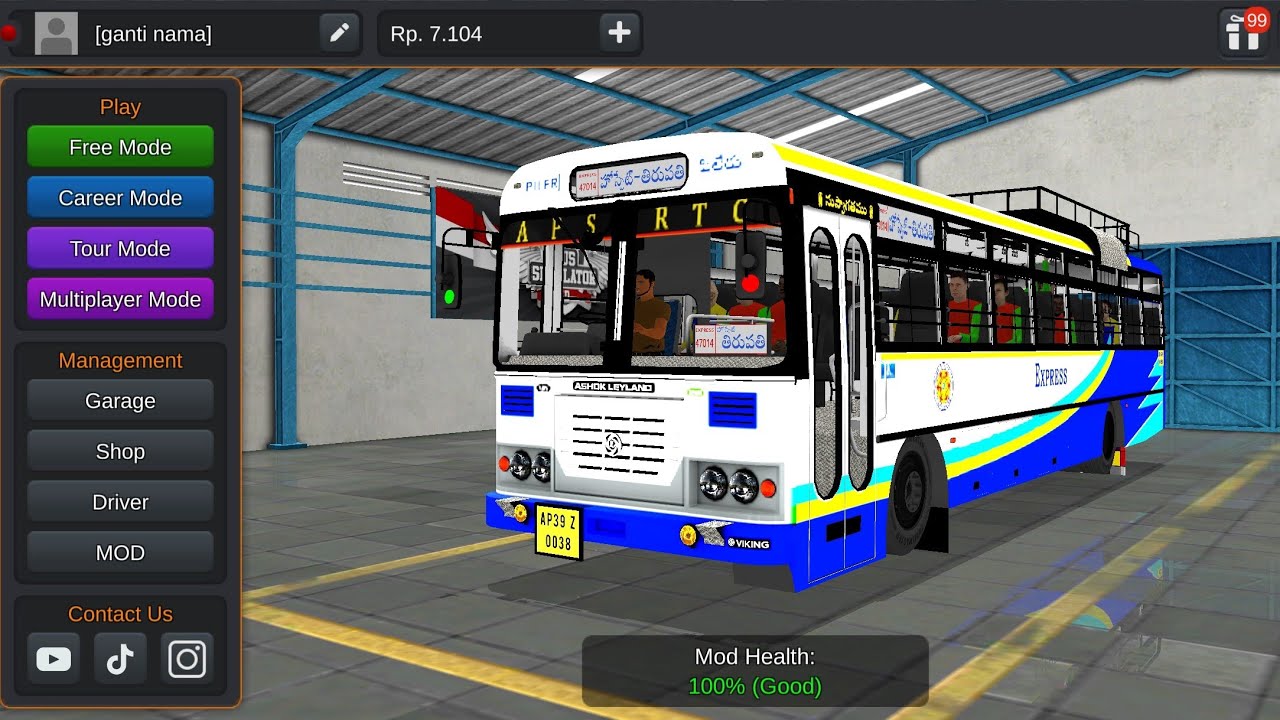 HOW TO DOWNLOAD APSRTC MOD BUS SIMULATOR INDONESIA