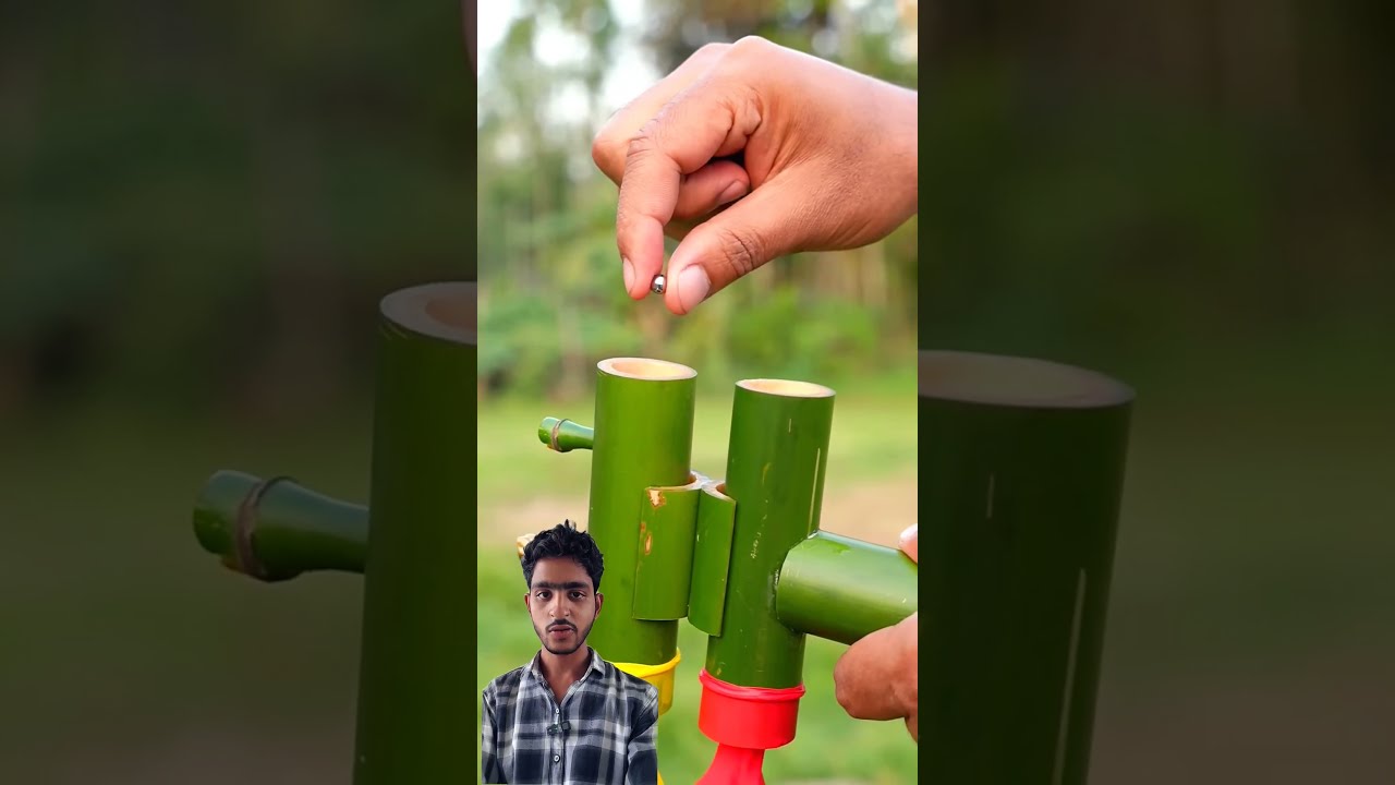 Bamboo Creations With Clour BallooneSlingshots Slingshots Diy Bambooart
