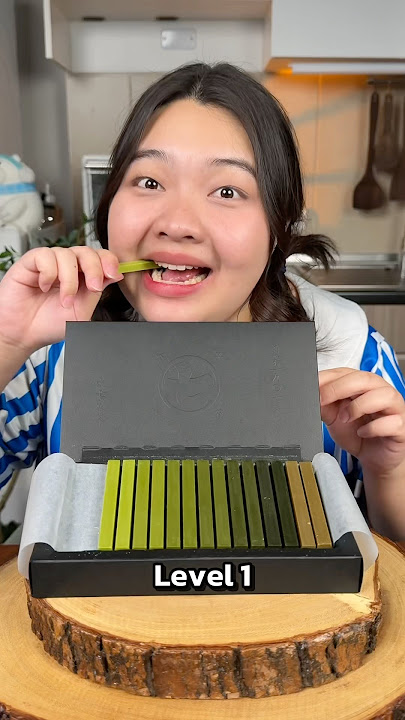 Matcha chocolate 8 level ? หรือ 7 🍵✨🍫 #รีวิวอารายก๊อน