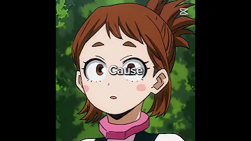 Unsweetened Lemonade Ochaco Uraraka REQUESTED YALL WERE BEGGING Mhacommunity Mhaedit Mha Uraraka 
