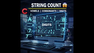 Count Words, Consonants And Digits In A String In C Easy Logic