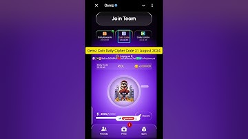 Gemz Coin Daily Cipher Code 31 August 2024