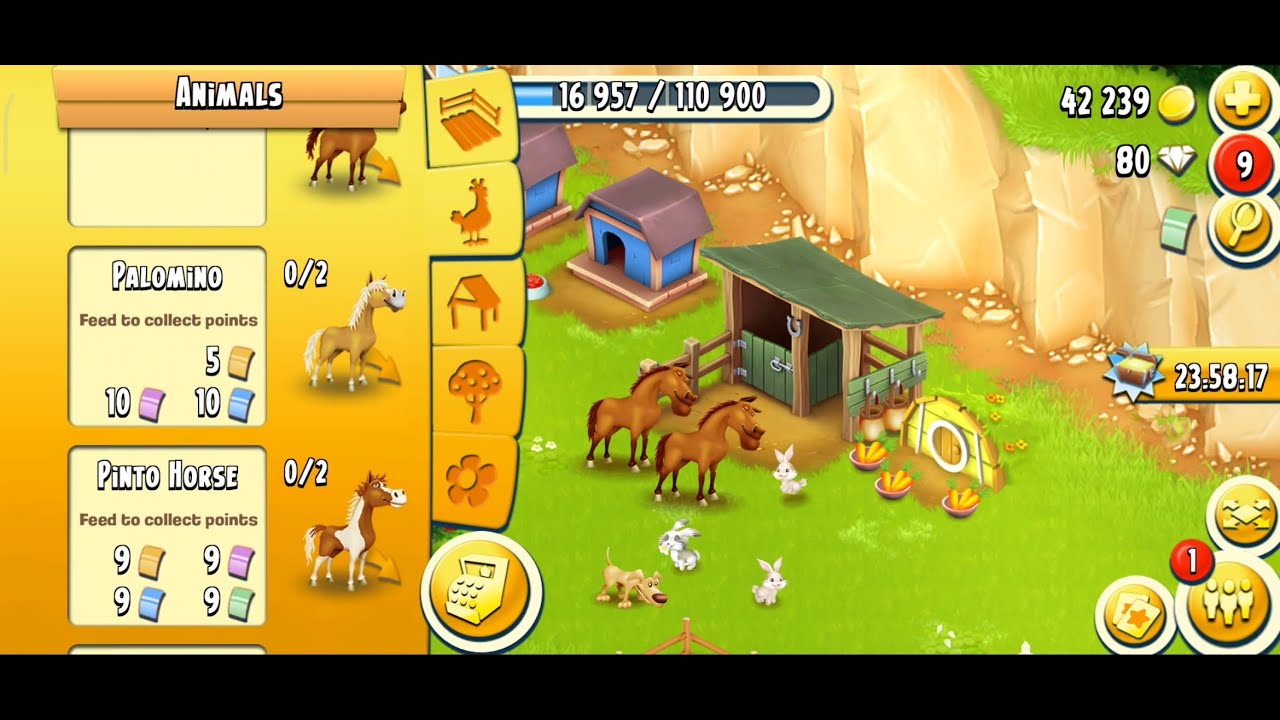 Buying Palomino Horse in Hayday Hayday gameplay Hayday pets YouTube