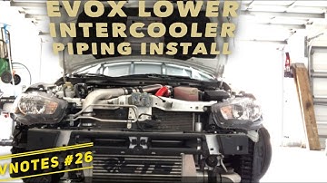 Vnotes #26 EVOX LOWER INTERCOOLER PIPING INSTALL
