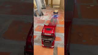 RC HUINA Scania vs Dump truck #truck #shortsfeed #shortvideo #shortsvideo #shorts #short