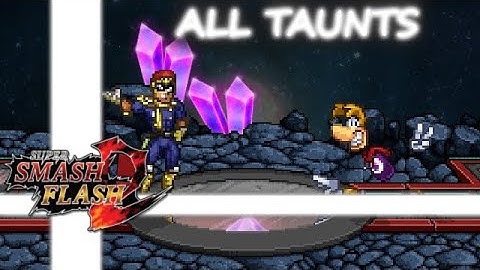 Super Smash Flash 2 Beta 1.2.4 - All Taunts (Updated)