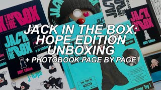 Unboxing J-Hope's Jack In The Box Hope Edition + Photobook Page by Page #btsarmy #bangtan #bts #kpop