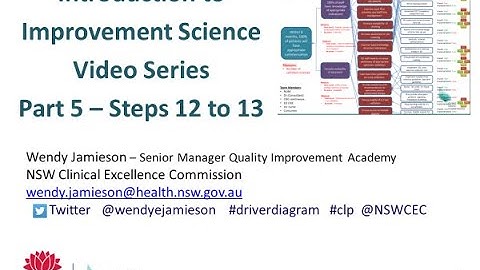 Introduction to Improvement Science Video Series: Steps 12 + 13