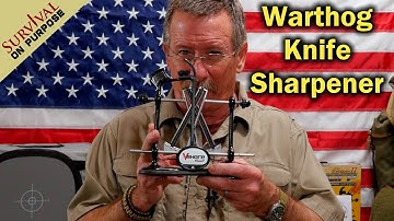 How To Sharpen A Knife With The Warthog V Sharp II Knife Sharpener