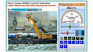 Roco Crane 46900 Control with TrainController
