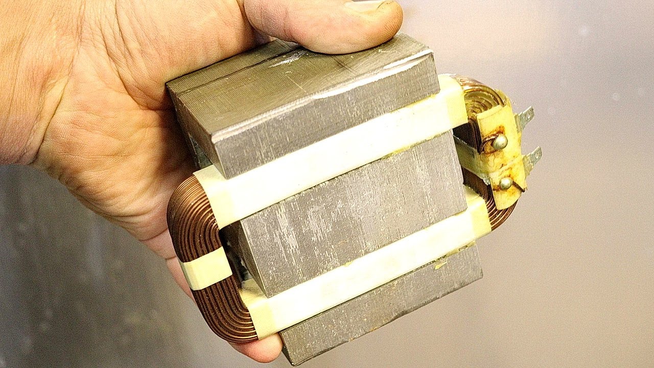 Вот, что можно сделать из трансформатора микроволновки! - YouTube