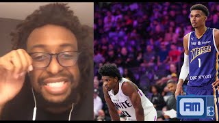 Victor Wembanyama (37 PTS) vs. Scoot Henderson (28 PTS \& 9 AST) highlights reaction