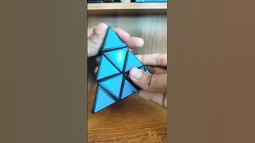 "Pyraminx Puzzle Mastery: Solving the Pyramid-Shaped Cube in Minutes!"😱   #shorts #rubikscube