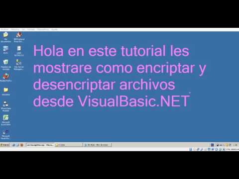 como Encriptar y Desencriptar archivos desde VisualBasic.Net