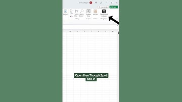 Meet your new data analyst. 🤯 Thoughtspot for Excel is a new FREE AI add-in that analyzes data.