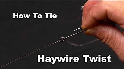 How To Tie The Haywire Twist- Saltwater Experience