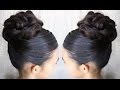 Easy Elegant High Updo / Hairstyle / Prom Bun / Special Ocassion Hair