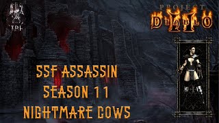 Project Diablo 2 Season 11 SSF Assassin - Farming Nightmare Cows