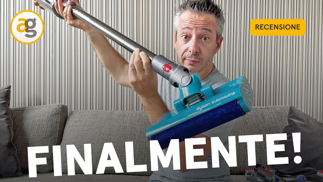 DYSON LAVAPAVIMENTI e ASPIRAPOLVERE 2 in 1. Recensione V15s DETECT  SUBMARINE 