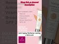 Neutrogena Healthy Skin Anti-Aging Perfector Tinted Facial Moisturizer  #skincare #beautyguru#makeup