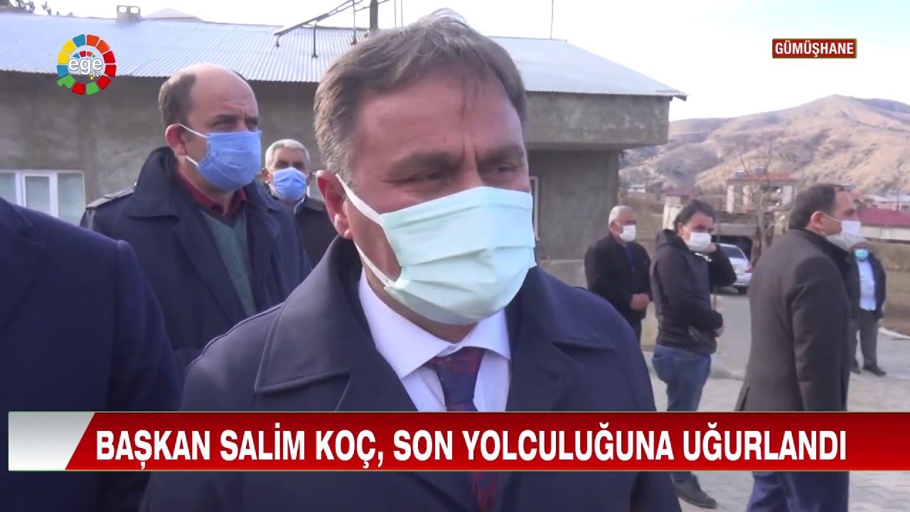 BAŞKAN SALİM KOÇ, SON YOLCULUĞUNA UĞURLANDI