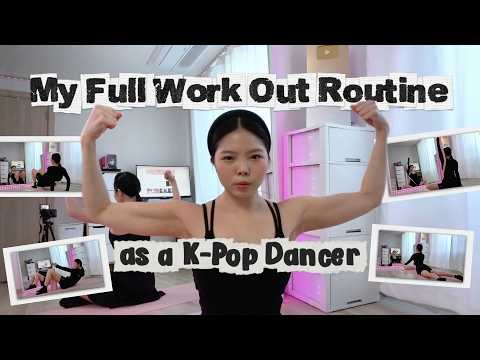 My FULL WORK OUT ROUTUNE as a K-Pop Dancer, (Finally...) Follow Along🥰