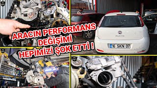 ARABAYI KOMPLE RESTORASYON YAPTIK MOTOR İNDİRDİK! (Fiat Punto 1.3 Multijet Motor)