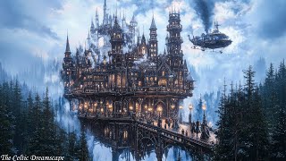 Winter’s Embrace: A Medieval Celtic Journey Through Snowy Villages and Majestic Castles