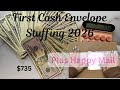 First Cash Envelope Stuffing 2026, Daily Dice Roll and Happy Mail #cashstuffing 
