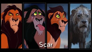 Scar Evolution Mufasas Brother The Lion King