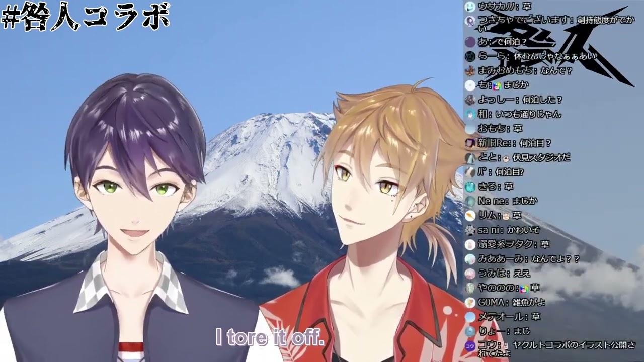 Kenmochi accidentally tore off his LAN cable [Nijisanji/Togabito