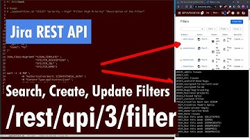 Jira REST API - Search, Create and Update filters