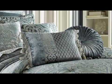 J. Queen New York Garden View Comforter Set, Queen, Spa