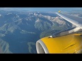 SCENIC Vueling A319-111 Approach & Hard Landing Florence, Italy (Firenze)