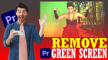 How to Remove Green Screen in Premiere Pro 2021 IN SECONDS