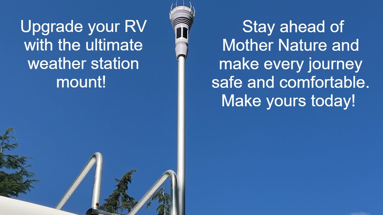 Simple RV Pole Mount for Weather Station, Antenna, Flag, etc