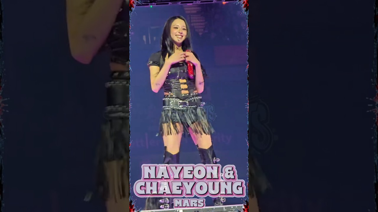 Chaeyoung & Nayeon [TWICE] Mars in London, England during the This