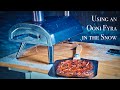 Ooni Fyra Frozen Pizza In The Snow | DiGiorno Croissant Crust Pizza