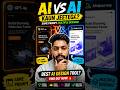 AI vs AI 🔥 Best design kaun banata hai? Try this now! #ai #chatgpt #midjourney #trending