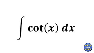 indefinite integral of cot(x) dx | integral | solving integrals