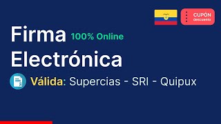 Cómo sacar Firma electrónica Ecuador 2023 ✅ Rápido y Seguro