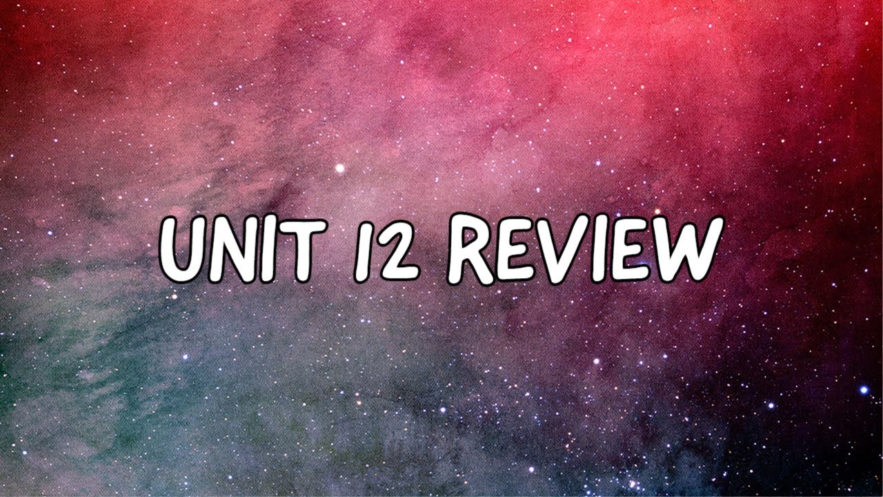 precalculus unit 12 review solutions - YouTube