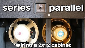 Series vs. Parallel Wiring In A Speaker Cabinet (Hook-up, Impedance, Transformers...And More!)