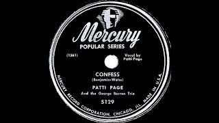 1948 HITS ARCHIVE: Confess - Patti Page