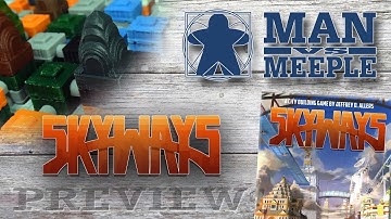 Skyways (Eagle-Gryphon Games) Preview by Man Vs Meeple