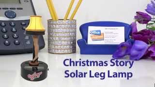 Solar Christmas Story Leg Lamp