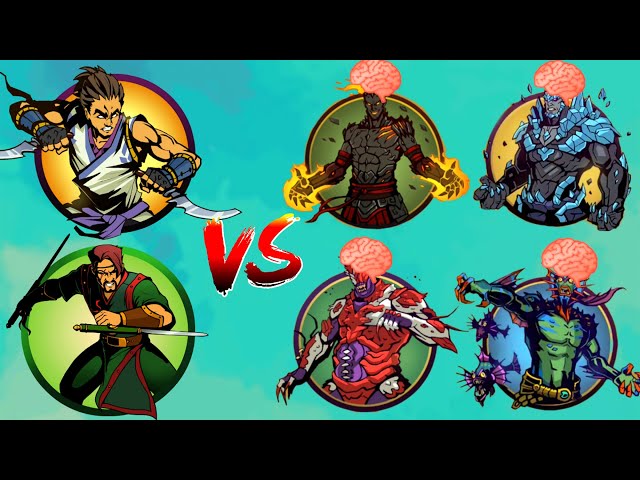 SAMUM AND NOMAD VS SMART TIER 1 BOSSES | SHADOW FIGHT 2 - YouTube